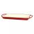 Tava Grill din Fontă Emailată  33x21,5 cm, Roșie Resigilat Handy KitchenServ