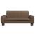 Canapea pentru copii, maro, 70x45x30 cm, material textil GartenMobel Dekor