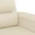 Set de canapele cu perne, 3 piese, crem, piele ecologică GartenMobel Dekor
