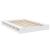 Cadru de pat, alb, 140x200 cm, lemn prelucrat GartenMobel Dekor