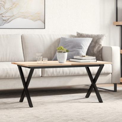Picioare Măsuță de cafea X-Frame 70x30x43 cm Fontă GartenMobel Dekor