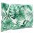 Perne de paleți, 3 buc., model cu frunze, material textil GartenMobel Dekor