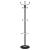 Cuier cu suport umbrelă, negru 180 cm fier vopsit electrostatic GartenMobel Dekor