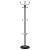 Cuier cu suport umbrelă, negru 180 cm fier vopsit electrostatic GartenMobel Dekor