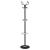 Cuier cu suport umbrelă, negru 180 cm fier vopsit electrostatic GartenMobel Dekor