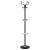 Cuier cu suport umbrelă, negru 180 cm fier vopsit electrostatic GartenMobel Dekor