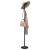 Cuier de haine, negru, 175 cm, fier vopsit electrostatic GartenMobel Dekor