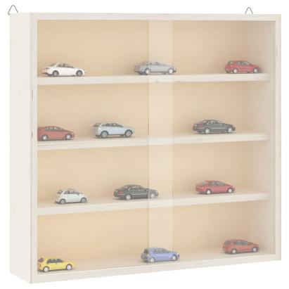 Vitrina de colecție din lemn cu uși 40x8,5x37 cm GartenMobel Dekor