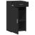 Dulap, negru, 50x42,5x93 cm, lemn prelucrat GartenMobel Dekor