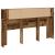 Tăblie pat cu dulap lemn vechi 180x18,5x102,5 cm lemn prelucrat GartenMobel Dekor