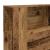 Tăblie pat cu dulap lemn vechi 180x18,5x102,5 cm lemn prelucrat GartenMobel Dekor