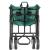 Carucior de gradina pliabil, maxim 80 kg, roti pivotante, 113x91 cm, greutate 8.5 kg, verde MultiMark GlobalProd