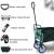 Carucior de gradina pliabil, maxim 80 kg, roti pivotante, 113x91 cm, greutate 8.5 kg, verde MultiMark GlobalProd