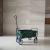 Carucior de gradina pliabil, maxim 80 kg, roti pivotante, 113x91 cm, greutate 8.5 kg, verde MultiMark GlobalProd