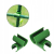 Conectori in forma de t pentru araci de sustinere, diametrul 11 mm, verde, set 6 bucati MultiMark GlobalProd