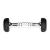 Gantera cauciucata cu greutate fixa HMS HG PRO 1kg FitLine Training