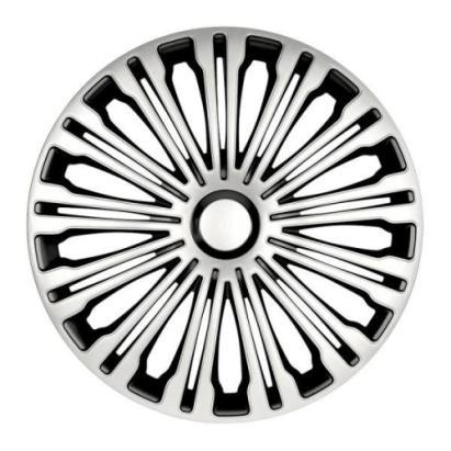 Set capace roti pe 16, Volante, negru si argintiu AutoDrive ProParts