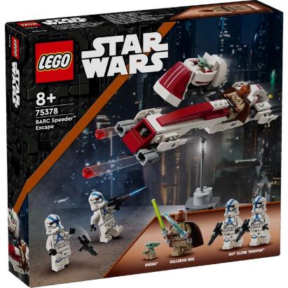 LEGO STAR WARS EVADARE PE MOTOCICLETA DE VITEZA BARC 75378 SuperHeroes ToysZone