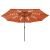 Umbrelă soare de grădină cu LED-uri, cărămiziu, 400 cm GartenMobel Dekor