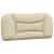 Cadru de pat cu lumini LED, crem, 90x190 cm, textil GartenMobel Dekor