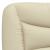 Cadru de pat cu lumini LED, crem, 90x190 cm, textil GartenMobel Dekor