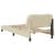Cadru de pat cu lumini LED, crem, 90x190 cm, textil GartenMobel Dekor