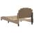 Cadru de pat cu lumini LED cappuccino 90x190 cm piele ecologică GartenMobel Dekor