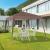 Pavilion pentru gradina/terasa, cadru otel, material Oxford, pliabil, cafeniu, 2.97x2.97x2.5 m GartenVIP DiyLine