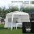 Pavilion pentru gradina/comercial, cadru otel, 2 pereti, pliabil, cu geanta, inaltime reglabila, alb, 2.89x2.89x2.50 m GartenVIP DiyLine