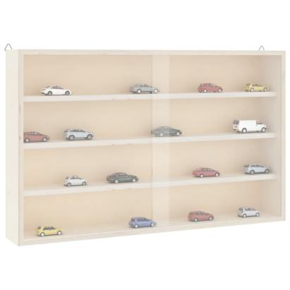 Vitrina de colecție din lemn cu uși 60x8,5x37 cm GartenMobel Dekor