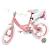 Bicicleta pentru copii, 14 inch, roti ajutatoare, scaun papusi, frane v-brake, aparatoare lant, unicorn roz MultiMark GlobalProd