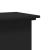 Suport de plante, negru, 33x33x80 cm, lemn prelucrat GartenMobel Dekor