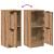 Dulap, stejar artizanal, 30x30x70 cm, lemn prelucrat GartenMobel Dekor
