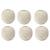 Set 6 ghem sfoara bumbac Micul Fermier, 100gr, culoare alb FarmGarden AgroTrade