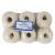 Set 6 ghem sfoara bumbac Micul Fermier, 100gr, culoare alb FarmGarden AgroTrade