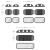 CABLE HOLDER SET 5 BUC EuroGoods Quality