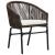 Set mobilier de grădină, 3 piese, maro GartenMobel Dekor