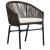 Set de mobilier pentru grădină, 5 piese, maro GartenMobel Dekor
