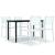 Set de mobilier de grădină, alb, 5 piese GartenMobel Dekor