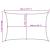 Pânză parasolar, maro, 3x4 m HDPE, 160 g/m² GartenMobel Dekor