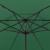 Umbrelă soare de grădină cu LED-uri, verde, 400 cm GartenMobel Dekor