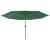 Umbrelă soare de grădină cu LED-uri, verde, 400 cm GartenMobel Dekor