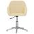 Scaun de birou pivotant, crem, material textil GartenMobel Dekor