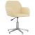 Scaun de birou pivotant, crem, material textil GartenMobel Dekor