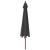 Umbrelă de soare de grădină stâlp din lemn, antracit 400x273 cm GartenMobel Dekor