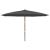 Umbrelă de soare de grădină stâlp din lemn, antracit 400x273 cm GartenMobel Dekor