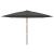 Umbrelă de soare de grădină stâlp din lemn, antracit 400x273 cm GartenMobel Dekor