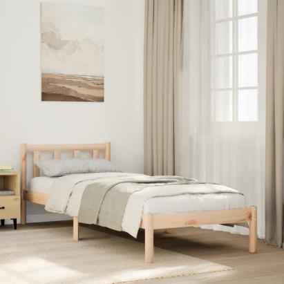 Cadru pat foarte lung fără saltea, 100x210 cm, lemn masiv pin GartenMobel Dekor