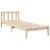 Cadru pat foarte lung fără saltea, 100x220 cm, lemn masiv pin GartenMobel Dekor