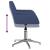 Scaun de birou pivotant, albastru, material textil GartenMobel Dekor
